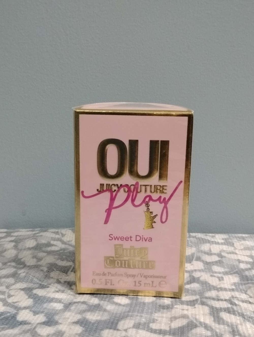 🩷Sealed NIB Juicy Couture OUI Play Sweet Diva Pink & Gold Box 🩷